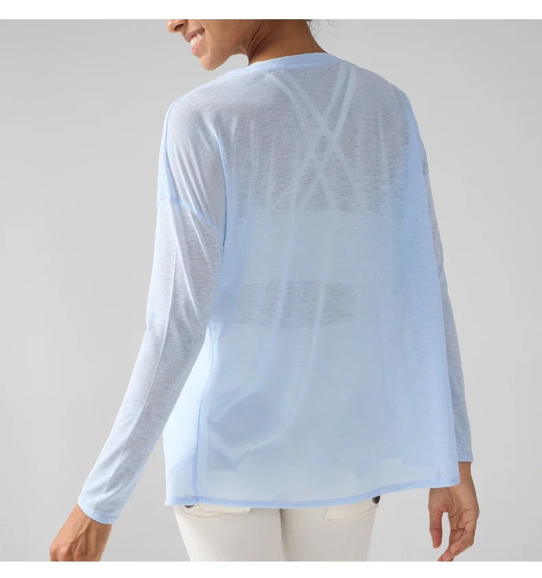 Women's Fitness Sports T-shirt Summer Loose Short Sleeve Quick Drying Gym Running Top Female Leisure Clothing👚