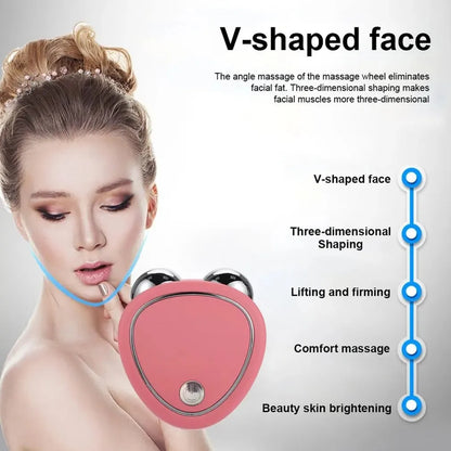 Levantamiento Facial Con Microcorriente Antiarrugas, Microcurrent Facial Device, Microcurrent Face Lift Machine, Dispositivo De