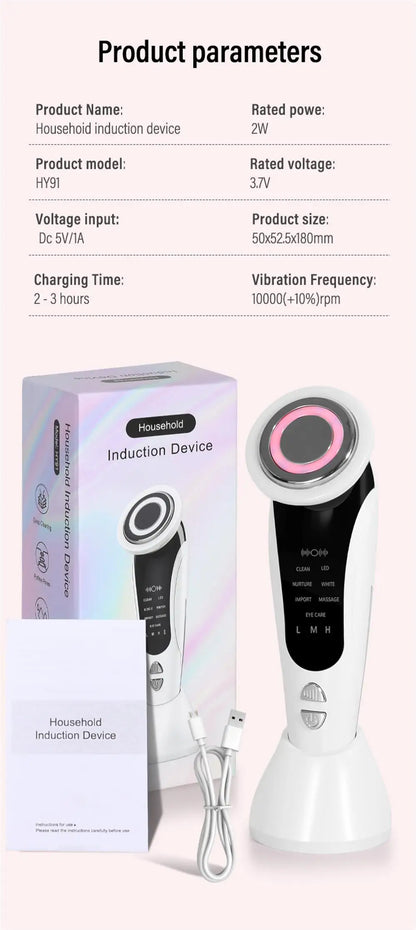 Facial Device Massager Machine Home Use Face Neck Skin Care Firming Equipment Tightening Rejuvenation Lifting Beauty Instrument