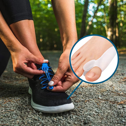 Get Relief from Bunions with 2pcs Soft Big Toe Corrector - Perfect for Night and Home Use, Long-term Comfort