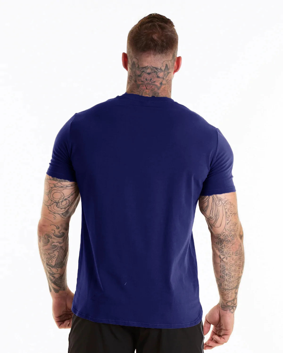 Men Muscle Shirts Slim Fit Cotton Tshirt for Men Workout Fitness Sports Top Tees Casual T Shirt