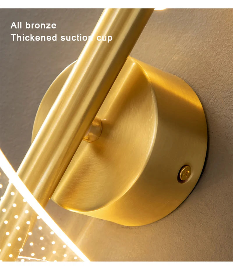 Nordic LED Wall Lamp Indoor Lighting For Bedroom Bedside Parlor Background Wall Light Modern Indoor Decoration Sconces