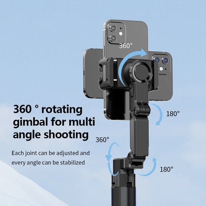 FANGTUOSI 2026 NEW Foldable Smartphone Handheld Gimbal Cellphone Video Record Vlog Stabilizer for iPhone 14 Xiaomi Huawei