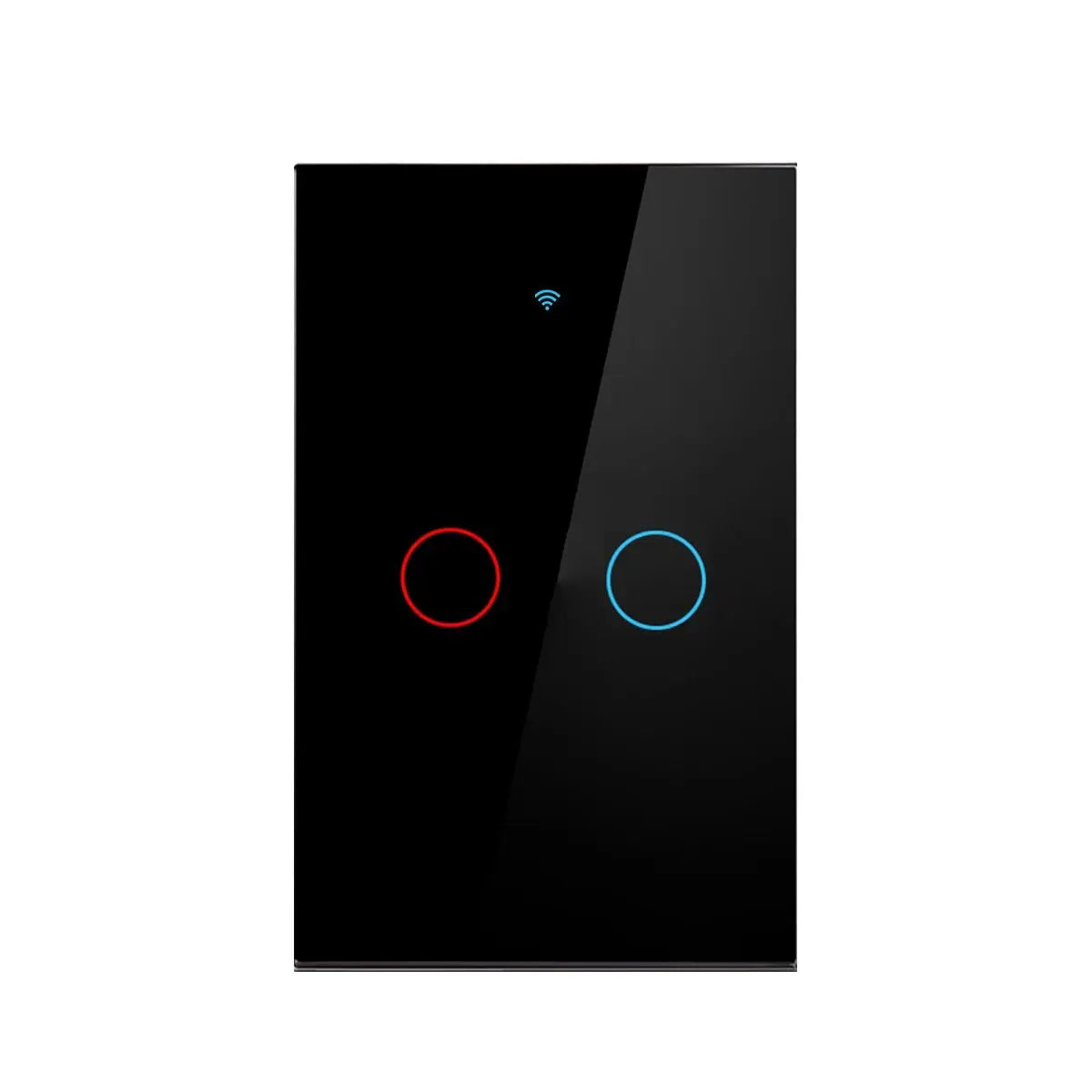 Work with Tuya WIFI Smart Home Wireless Remote Control Switch Light Wall US/EU Glass Touch Panel Voice by Alexa Google Home