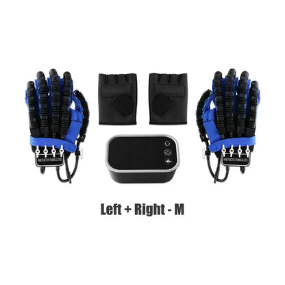 Left & Right Hand Finger Rehabilitation Exerciser Robot Gloves Stroke Hemiplegia Cerebral Infarction Training Equipment Therapy