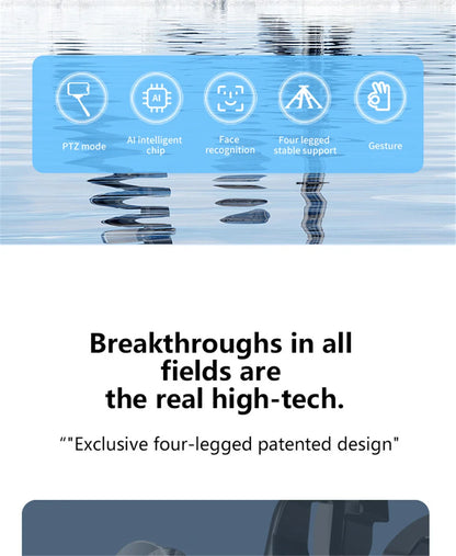 FANGTUOSI 2026 NEW Foldable Smartphone Handheld Gimbal Cellphone Video Record Vlog Stabilizer for iPhone 14 Xiaomi Huawei