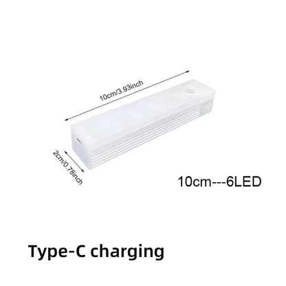 Wireless Rechargeable LED Night Lights Motion Sensor Lights Closet Kitchen Night Lights Bedroom Sensor Light Cabinet Stair Light