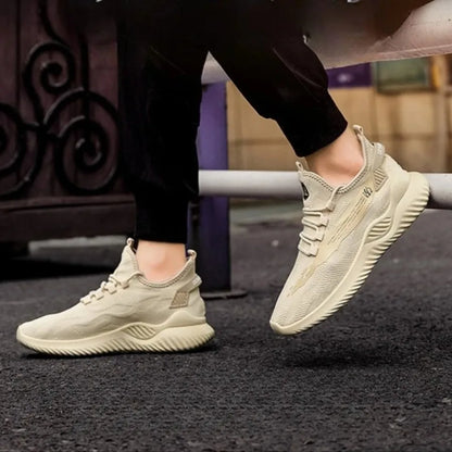 Men Sneakers 2026 Men Tennis Shoes New Fashion Spring and Summer Leisure Walking and Running Breathable Flat Bottom Gym Sports