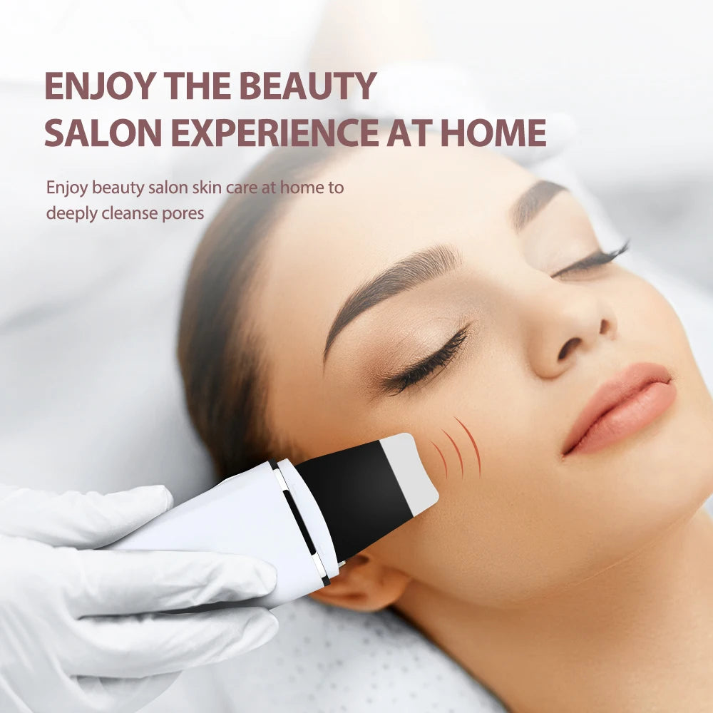 Skin Scrubber Deep Vibrate Facial Cleaner Shovel Spatula Not Ultrasonic Face Scrubber Peeling Blackhead Remover Facial Massager