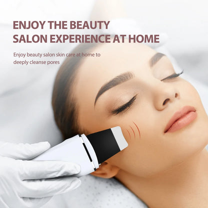 Skin Scrubber Deep Vibrate Facial Cleaner Shovel Spatula Not Ultrasonic Face Scrubber Peeling Blackhead Remover Facial Massager