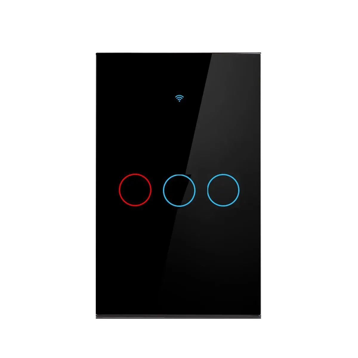 Work with Tuya WIFI Smart Home Wireless Remote Control Switch Light Wall US/EU Glass Touch Panel Voice by Alexa Google Home