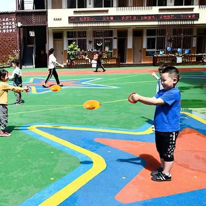 Hand pulled ball pulling force through elasticity fast shuttle ball training arm strength exercise outdoor games children's toys