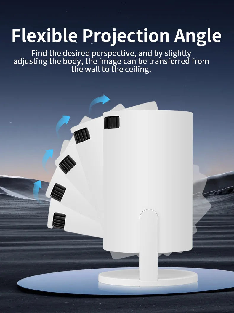 Mini WiFi Projector HY300mini HD Portable Projection Device for Home Theater