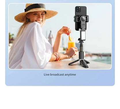 360 Rotation Following Shooting Mode Gimbal Stabilizer Selfie Stick Tripod Gimbal Phone Smartphone Live Photography