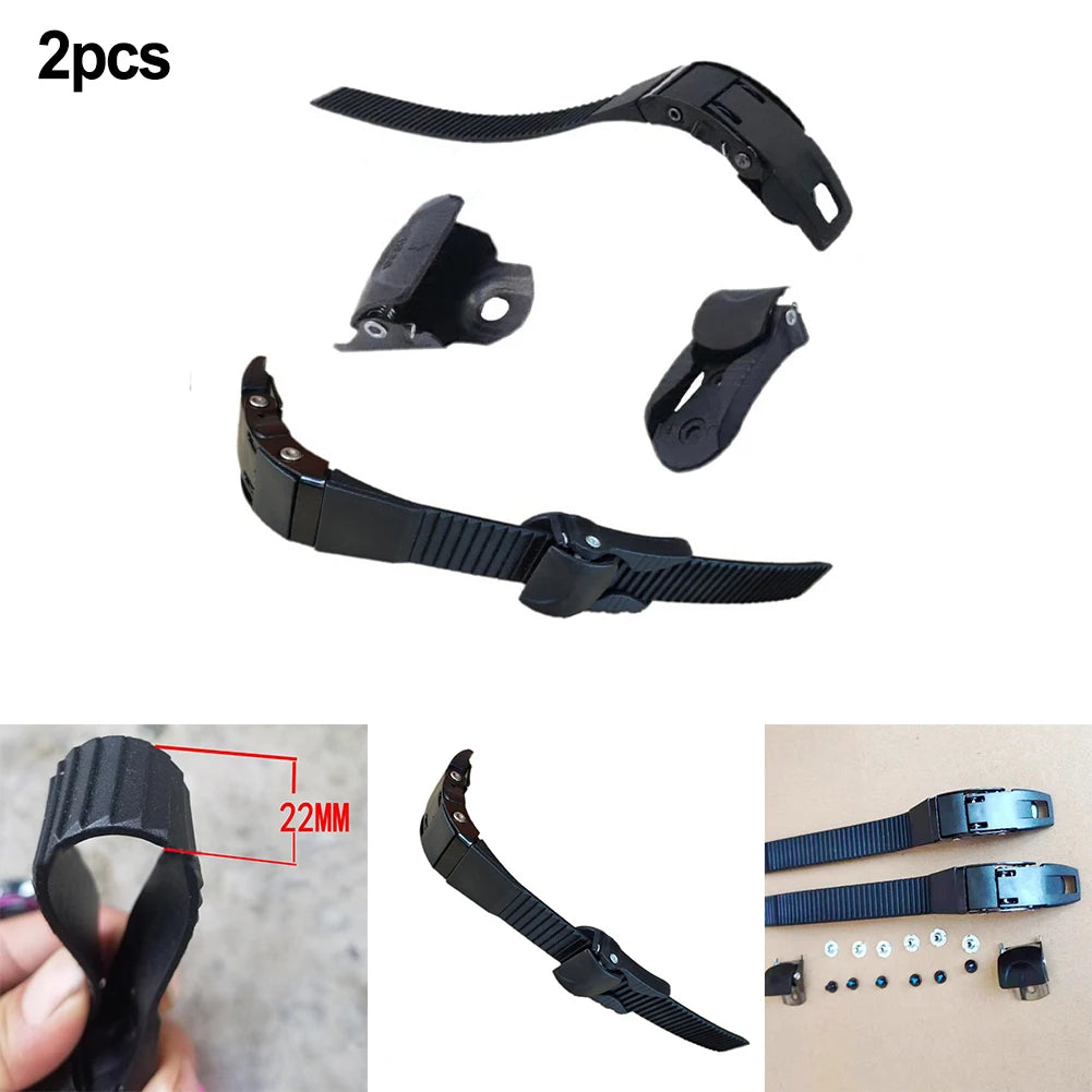 Roller Skates Strap Fastening Straps Lnline Part Safe Shoe 210*22*5mm 2Pcs Accessories Buckle Hockey Easy To Use