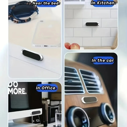 Magnetic Car Phone Holder Suitable for iPhone Xiaomi Huawei Mobile Phone Holder Dashboard Wall Mounted Car Magnet Sticker