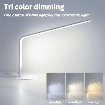USB powered LED reading desk lamp with eye protection design, adjustable brightness and color change, suitable for home office a
