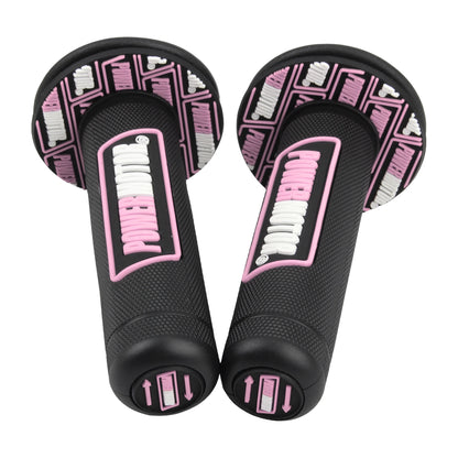 Motorcycle Rubber Grips Powermotor 7/8" 22mm 24mm Handlebar Protection Motocross Dirt Bike Gel Hand Grip Universal Accessories