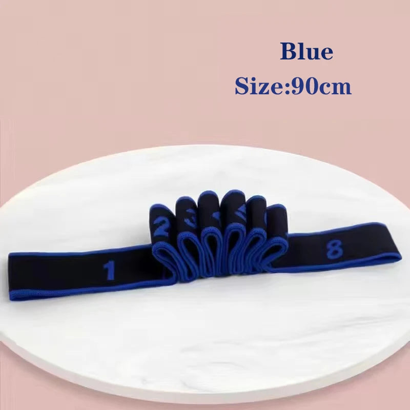Fitness Exercise Women Man Latin Dance Elastic Stretch Belt Exercise Pull Strap Sports Yoga Resistance Band For Body Building