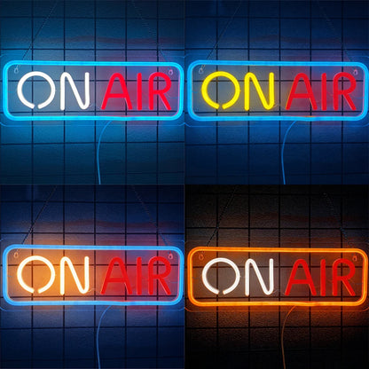 On Air Led Neon Sign, Used For Wall Decor, Game Player Live Broadcast, Music Studio, Recording Studio, Bar, Party Wall Lamp.