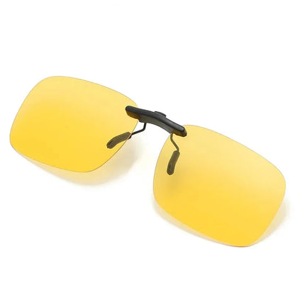 Men Driving Clip On Sunglasses for Myopia Eyeglasses Vintage Women Square Night Vision Fishing UV400 Sun Glasses