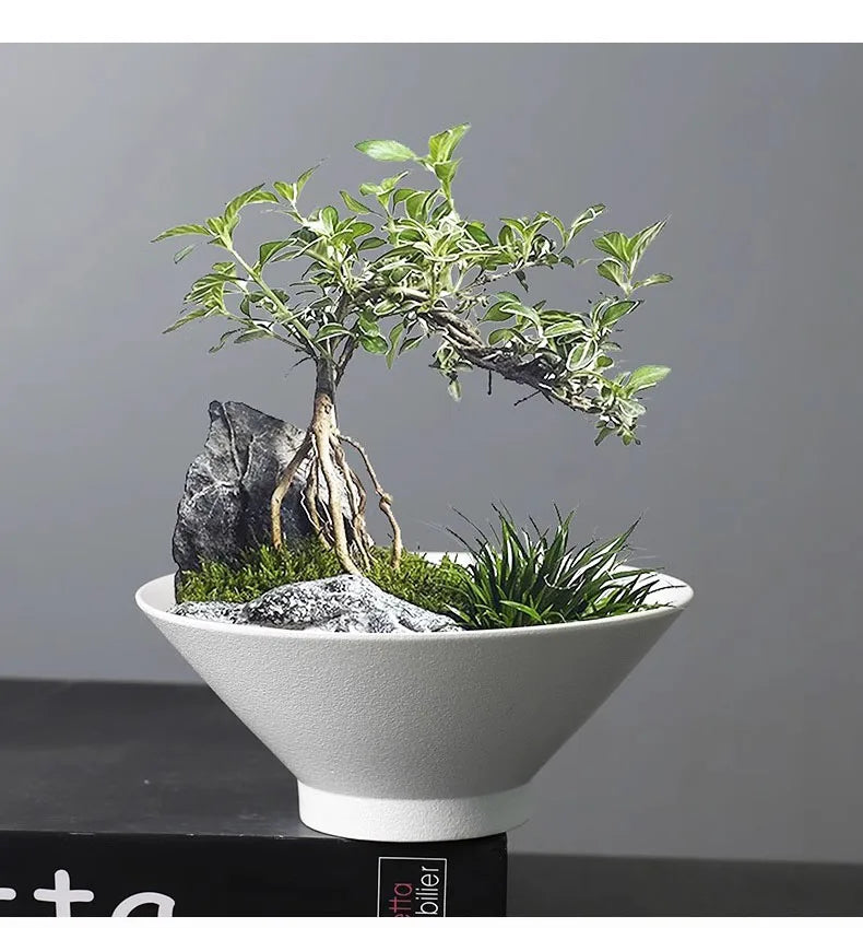 Creative Crafts Ceramic Vase Artificial Flower Decorative Flower Pots Desk Decoration Floral Arrangement Vases Modern Home Decor