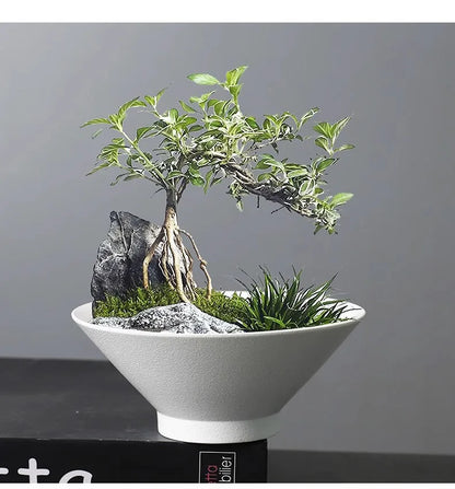 Creative Crafts Ceramic Vase Artificial Flower Decorative Flower Pots Desk Decoration Floral Arrangement Vases Modern Home Decor