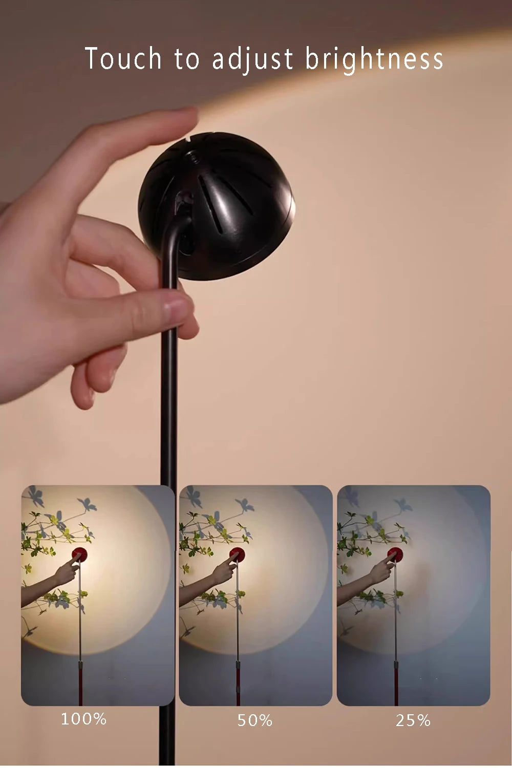 Sun Set Floor Lamp Minimalist Living Room Corner Lamp Bedroom Bedside Cafe Hotel Indoor Decor LED Atmosphere Tall Standing Lamp