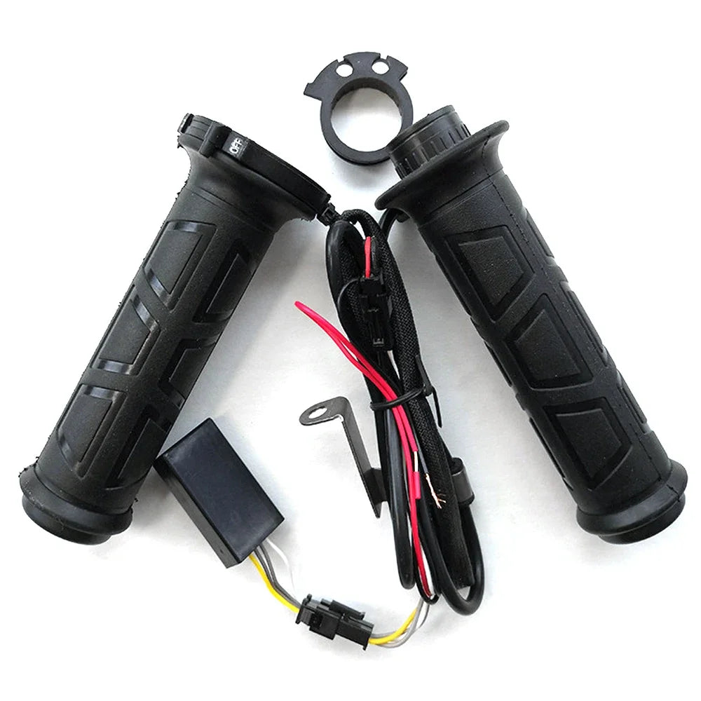 Motorcycle Hand Heated Grips Electric Molded Grips Scooter Moped Bar Hand Warmer 22mm motocross vespa Adjustable Hot Grip Handle