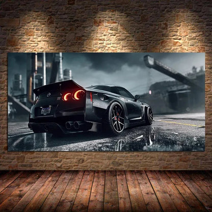 Car Wall Art Picture Vehicle Modern Canvas Painting Poster and Print for Living Room Bedroom Home Decor