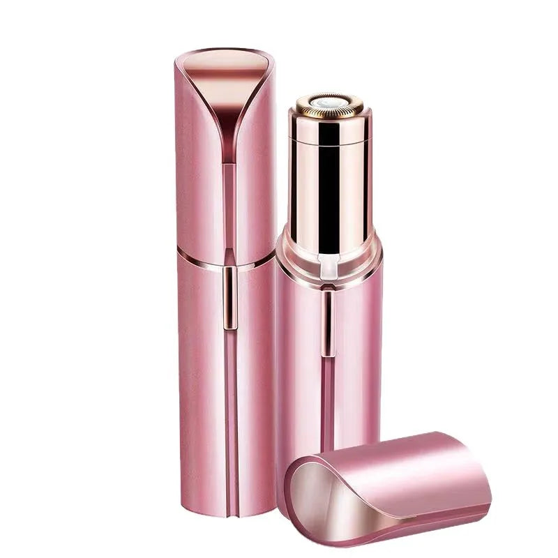 HOMEFISH Lipstick-Shaped Electric Hair Remover Eyebrow Shaper Women's Hair Removal Device Mini Facial Hair Removal Instrument