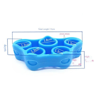 Hand Gripper Silicone Finger Expander Exercise Hand Grip Wrist Strength Trainer Finger Exerciser Resistance Bands Fitness