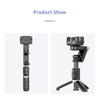 Desktop Gimbal Stabilizer 360° Rotation Smart Track Mode Selfie Stick with Remote Control for iPhone Cell Phone Smartphone