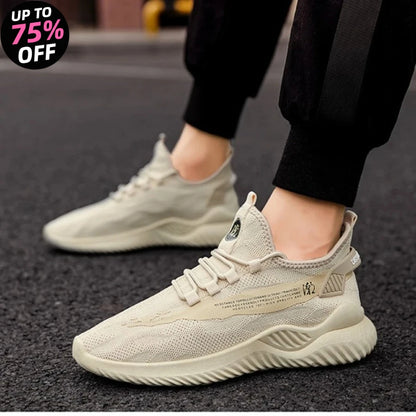 Men Sneakers 2026 Men Tennis Shoes New Fashion Spring and Summer Leisure Walking and Running Breathable Flat Bottom Gym Sports