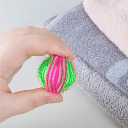 12/6pcs Catch Lint Washing Machine Accessories Hair Removal Device Laundry Balls Can Be Reused Removes Lint From Clothes Ball