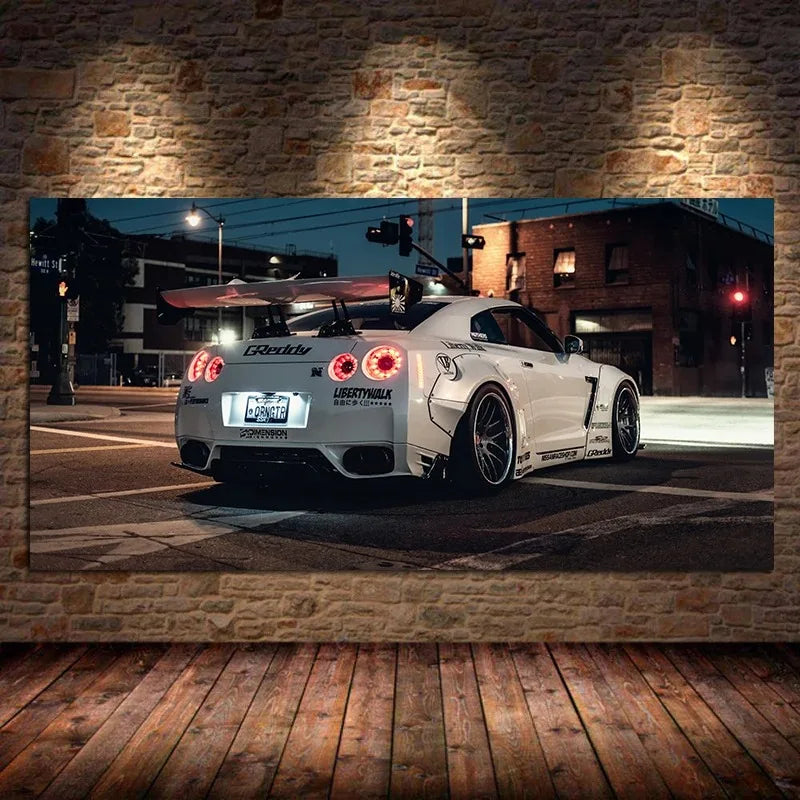 Car Wall Art Picture Vehicle Modern Canvas Painting Poster and Print for Living Room Bedroom Home Decor