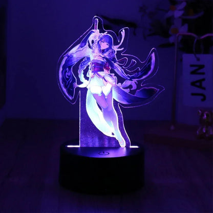 LED Night Light Illusion Stitch Lamps Remote Control Smart Touch Home Room Decor Lamp Christmas Valentine's Day Birthday Gifts
