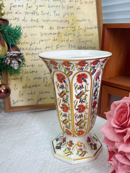 Ceramics Vase Elegant Porcelain Vases Modern Aesthetic Small Flower Bottle Luxury Decorative Vases Interior Desk Decorations