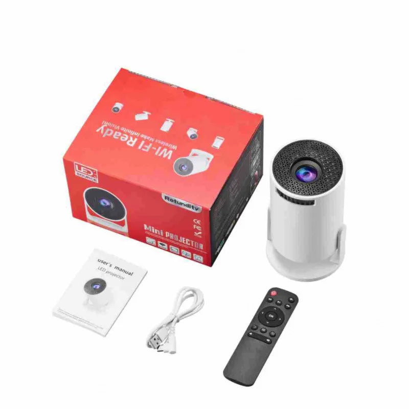Mini WiFi Projector HY300mini HD Portable Projection Device for Home Theater