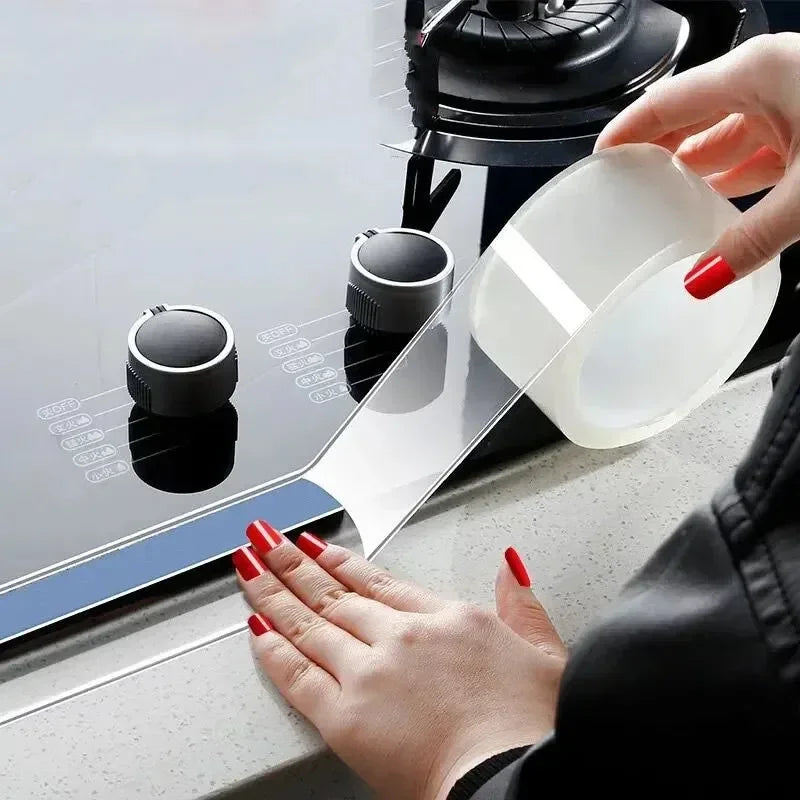 Waterproof and Stain-Resistant Nano Tape: Easy Apply to Seal Pools, Kitchens, for Home & Restaurant Use on Various Surfaces