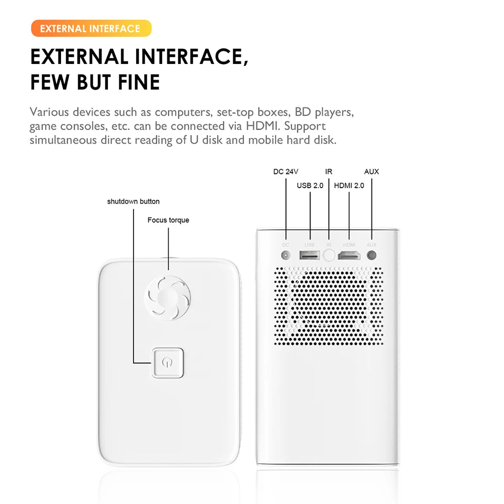 Mini S30 Global Version Full HD 1080P Projector LED Theater Android 10 1920x1080P MINI 4k Vidoe Projector for Home Projector