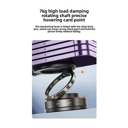 Magnetic Phone Holder for car, 360° Rotatable, Foldable & Adjustable Magnetic Car Mount, , Compatible with iPhone & Other Phones