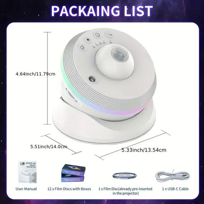 Galaxy Projector Lights Star Lamp with Meteor Effects and Timer LED Space Galaxy Lamp Room Decor for Adults Kids Christmas Gift