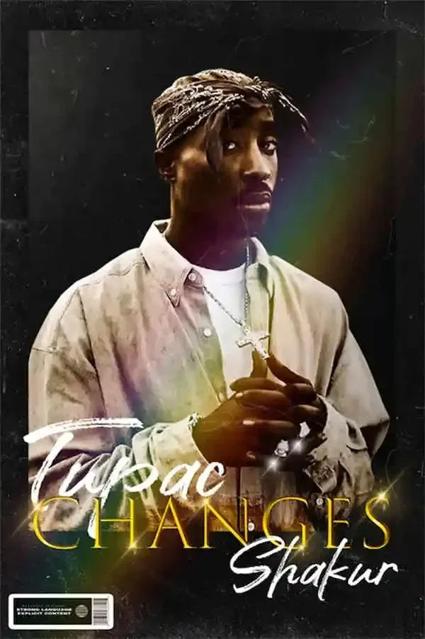Canvas Painting Wall Art Music Album Cover Aesthetic Pictures Pop Hip Hop Rapper Tupac Posters For Room Modern Home Decor