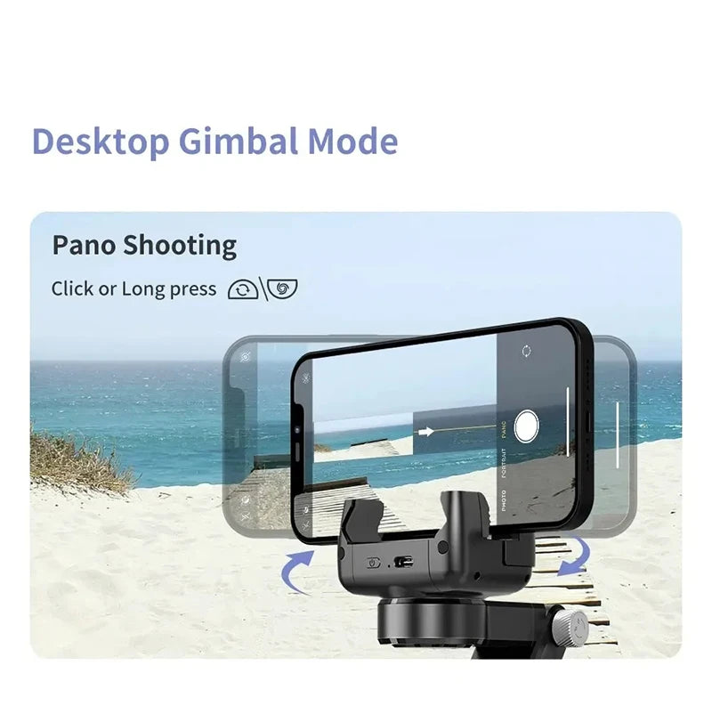 360 Rotation Following Shooting Mode Gimbal Stabilizer Selfie Stick Tripod Gimbal Phone Smartphone Live Photography