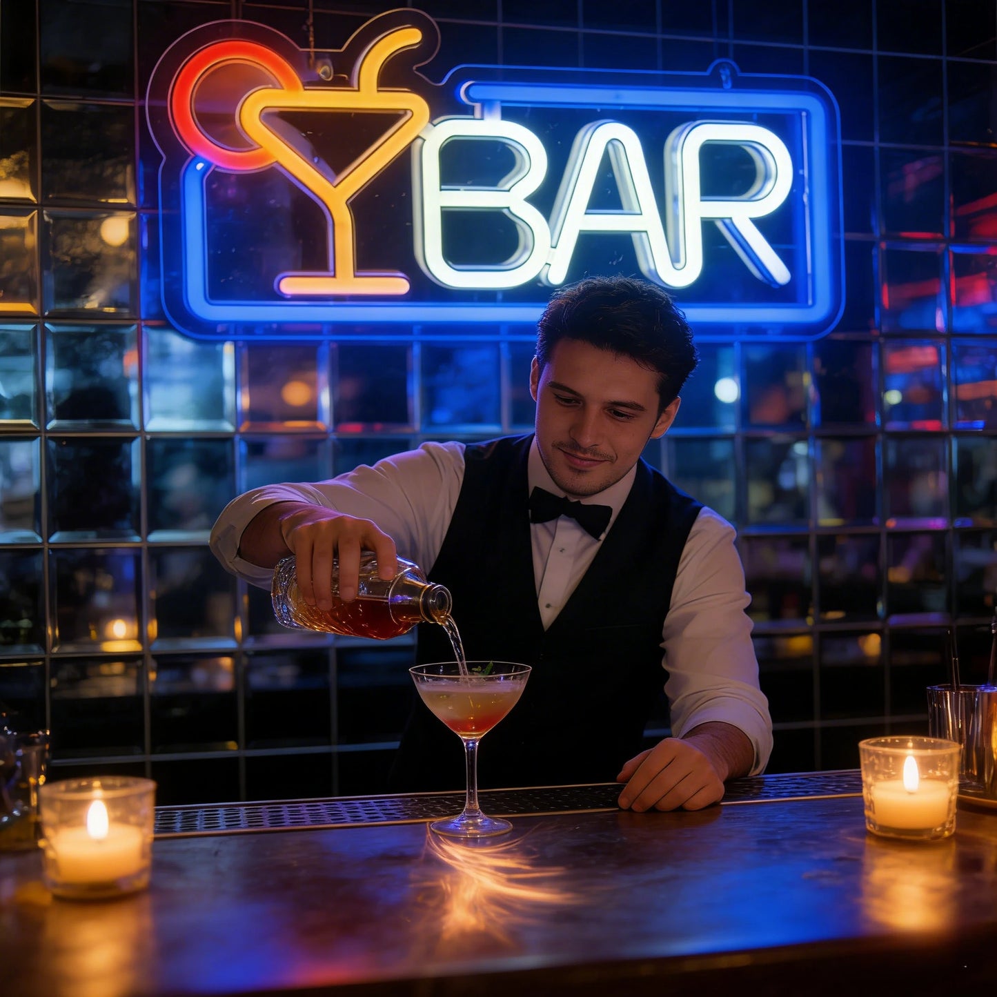 Neon Led Sign Beer Time Shop Bar Restaurant Hotel KTV Decor Neon Bar Sign LED Lights For Home Bar Pub Party Club Wall Decor USB