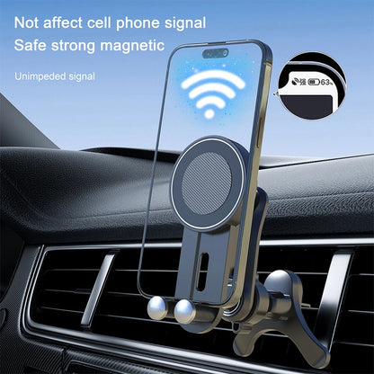 Magnetic Phone Mount for Car Compatible for Magsafe Car Mount, Not Blocking Air Vent, Strengthen Magnetic Car Phone Holder