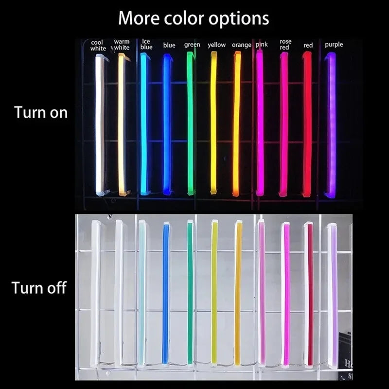 LED Neon Sign USB Powered Neon Signs for Wall Decor Aesthetic for Game Room Man Cave Bedroom Club Party Bar Shop Nightlight