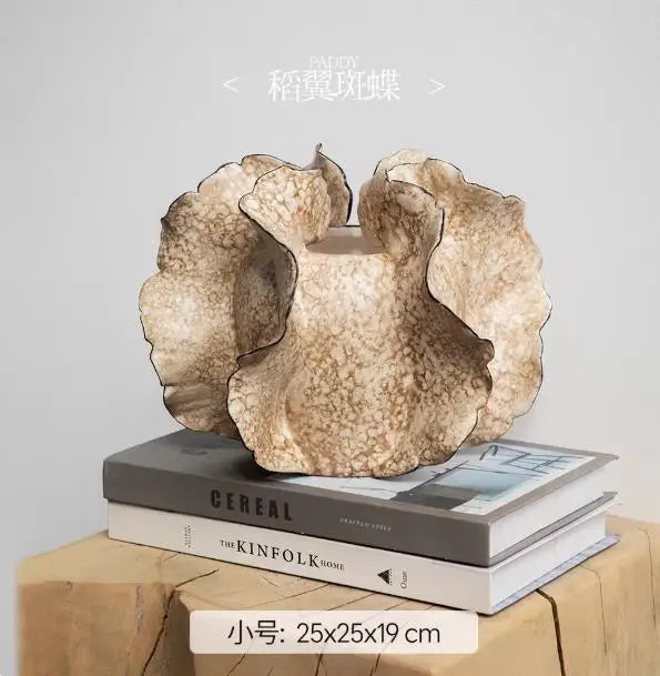 Art Ceramic Vase Desktop Ornament Flower Arrangement Artistic Flower Vessels Hydroponic Vases Decorative Vase Dried Flower Vases