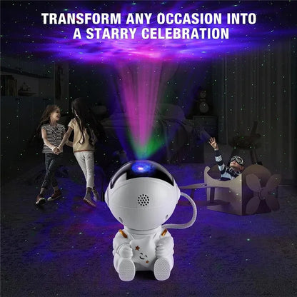 Galaxy Star Projector Night Light Astronaut Space Ceiling LED Lamp for Bedroom Home Decor Kids Gift - Starry Nebula Projector
